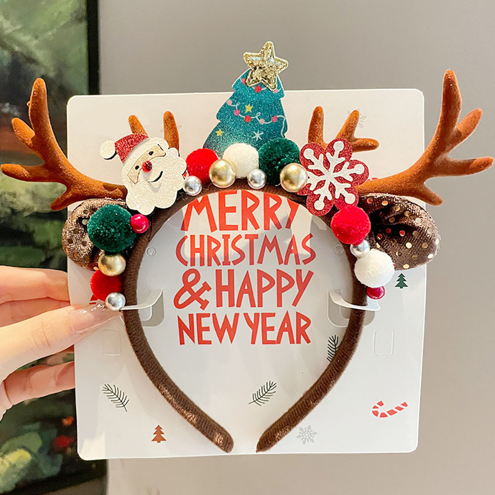 Cute Hair Accessories Velvet C - Reindeer Antlers Headband avis et prix