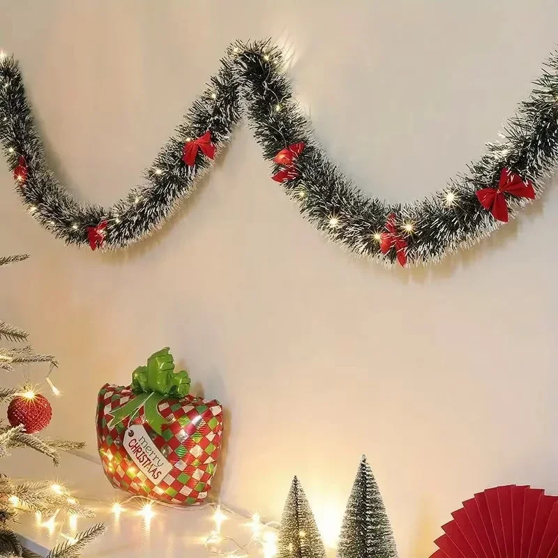 LED Christmas Tinsel Garland A - Tinsel Garland Decoration avis et prix