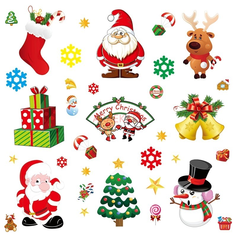 1PCS Removable Christmas Stati - Snowflake Window Decal avis et prix