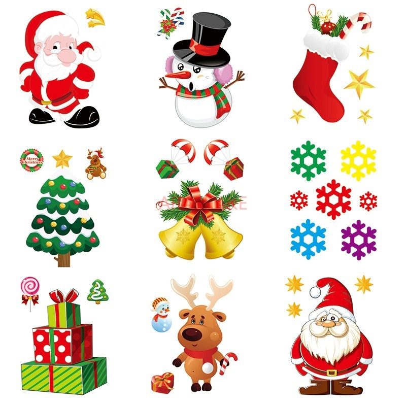 1PCS Removable Christmas Stati - Snowflake Window Decal avis et prix