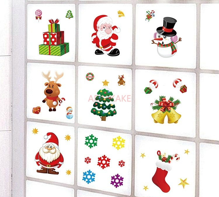 1PCS Removable Christmas Stati - Snowflake Window Decal avis et prix