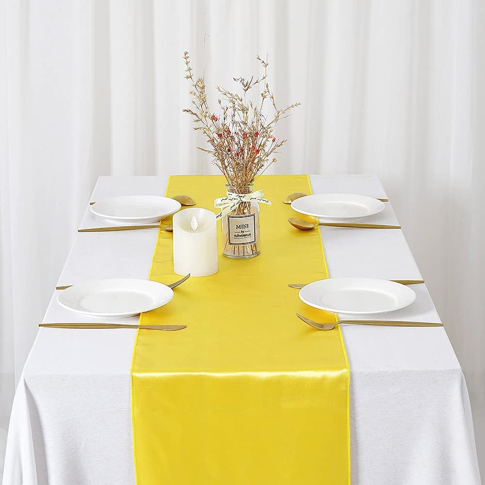 12x108 Inch Satin Wedding Tabl - Christmas Table Runner avis et prix