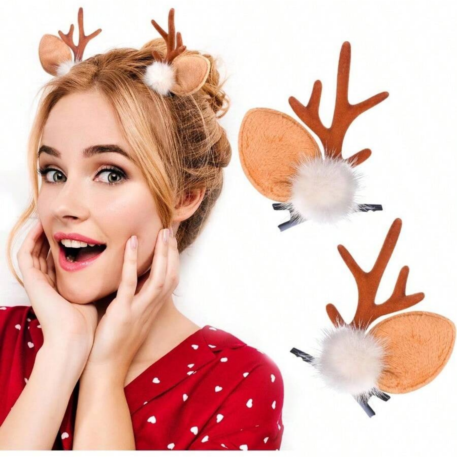 2pcs Christmas Reindeer Antler - Reindeer Antlers Headband avis et prix