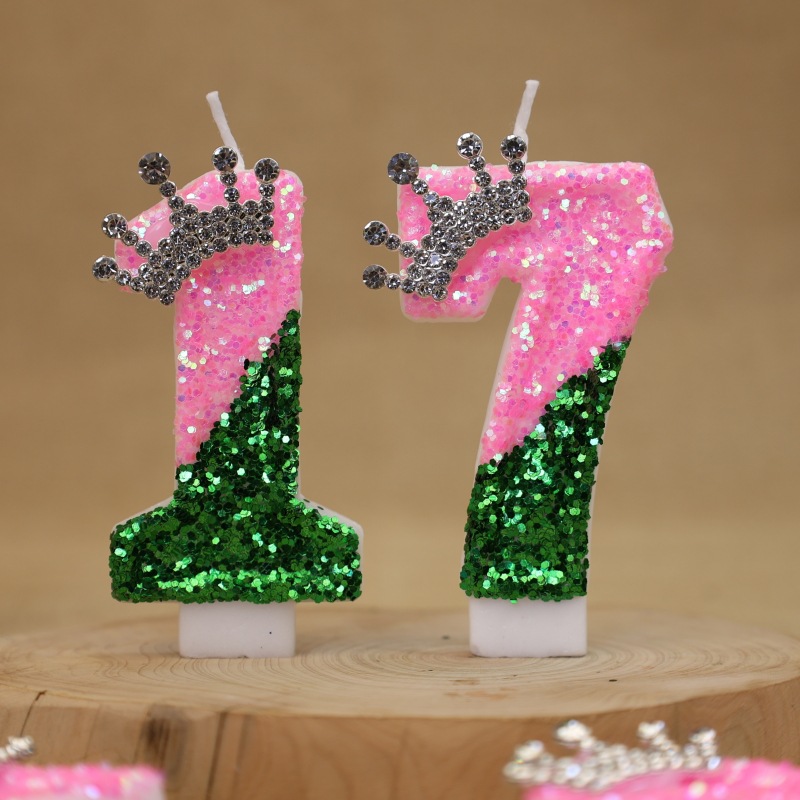 Sparkling Light Green Princess - Holiday Candle Set avis et prix