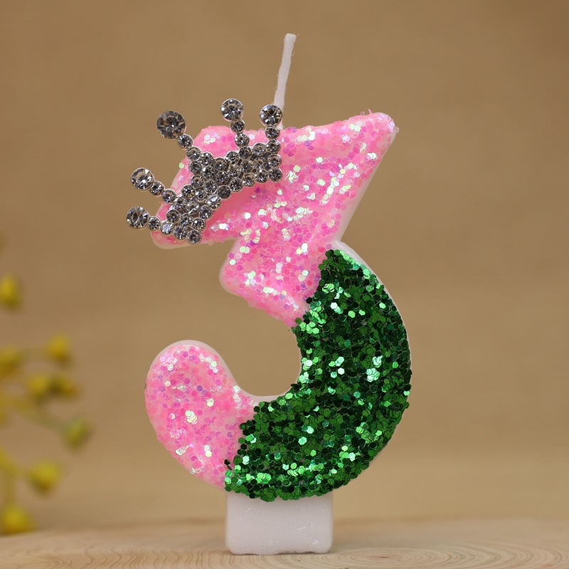 Sparkling Light Green Princess - Holiday Candle Set avis et prix