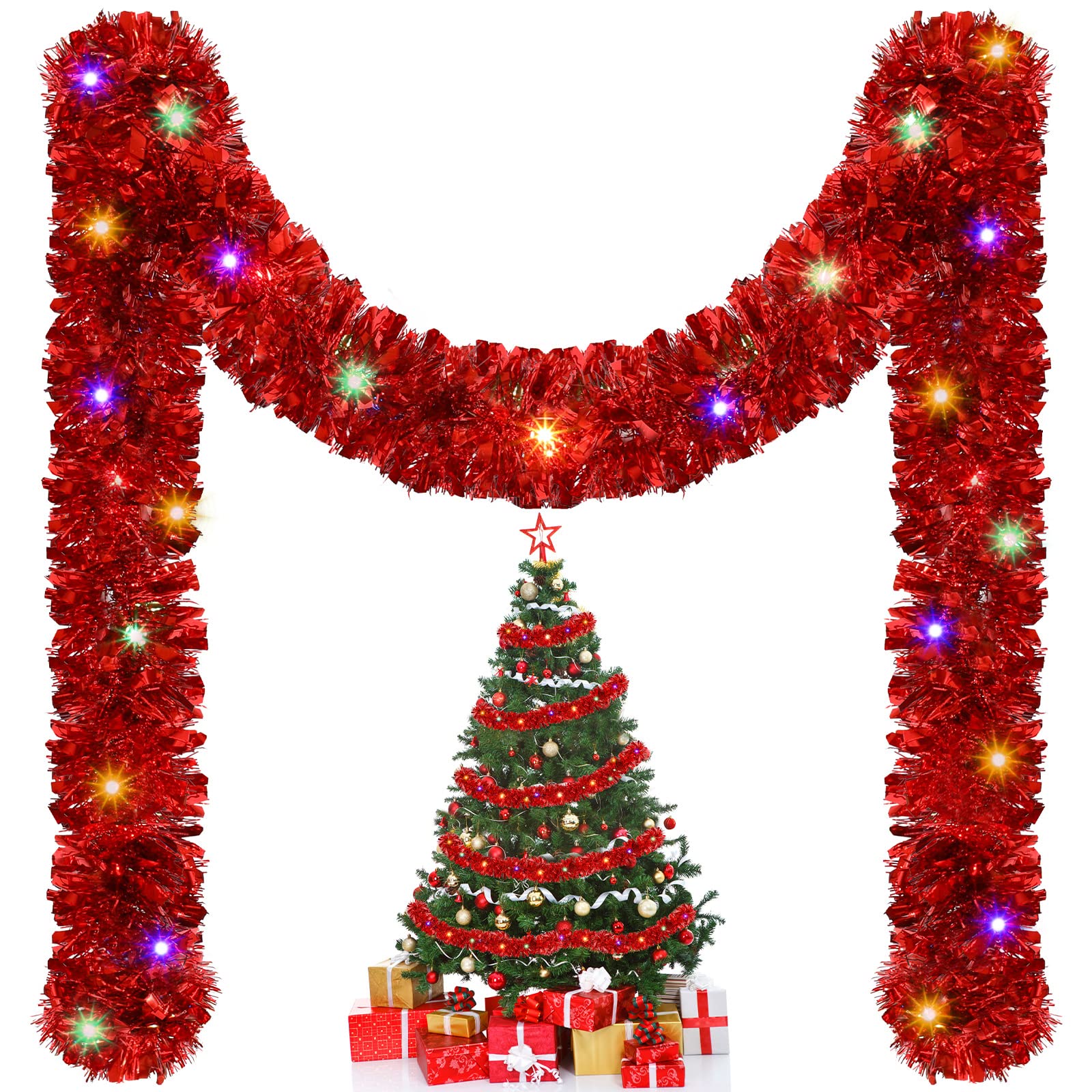 1/3pcs 5M Christmas Tinsel Gar - Tinsel Garland Decoration avis et prix