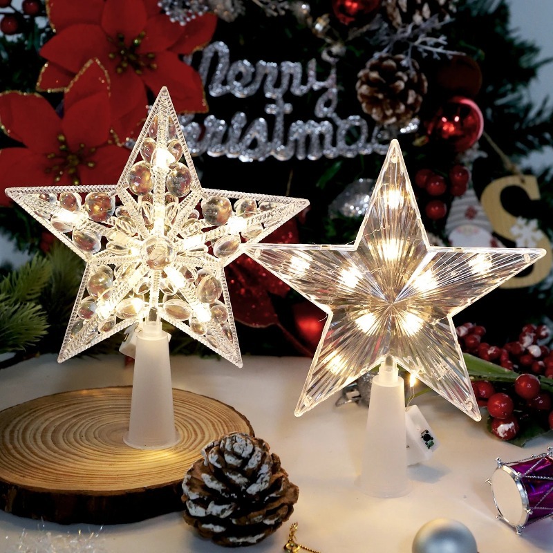 15cm Christmas Decoration Glow - Star Tree Topper avis et prix