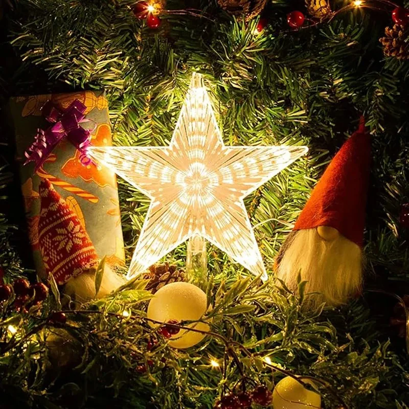 15cm Christmas Decoration Glow - Star Tree Topper avis et prix