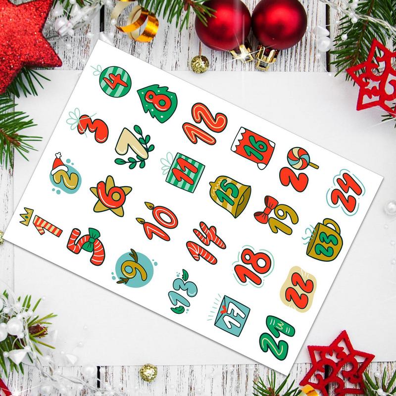 Merry Christmas Stickers Adven - Advent Calendar Gift avis et prix