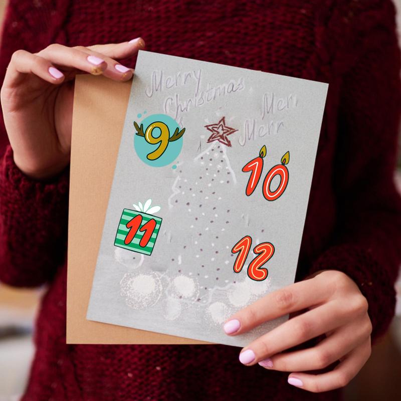 Merry Christmas Stickers Adven - Advent Calendar Gift avis et prix