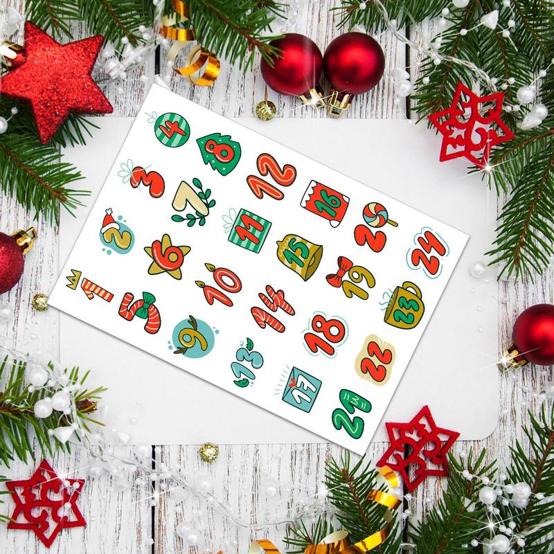 Merry Christmas Stickers Adven - Advent Calendar Gift avis et prix