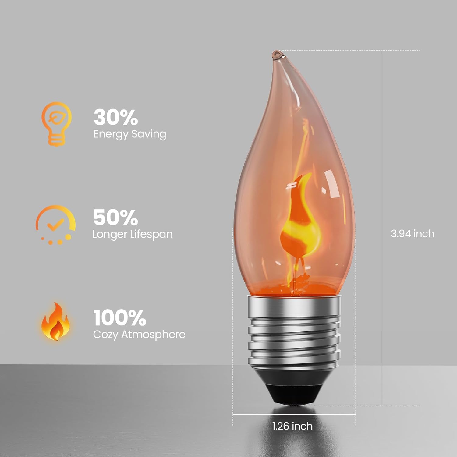 E26 Flame Light Bulbs, Flicker - Christmas Lights Outdoor avis et prix