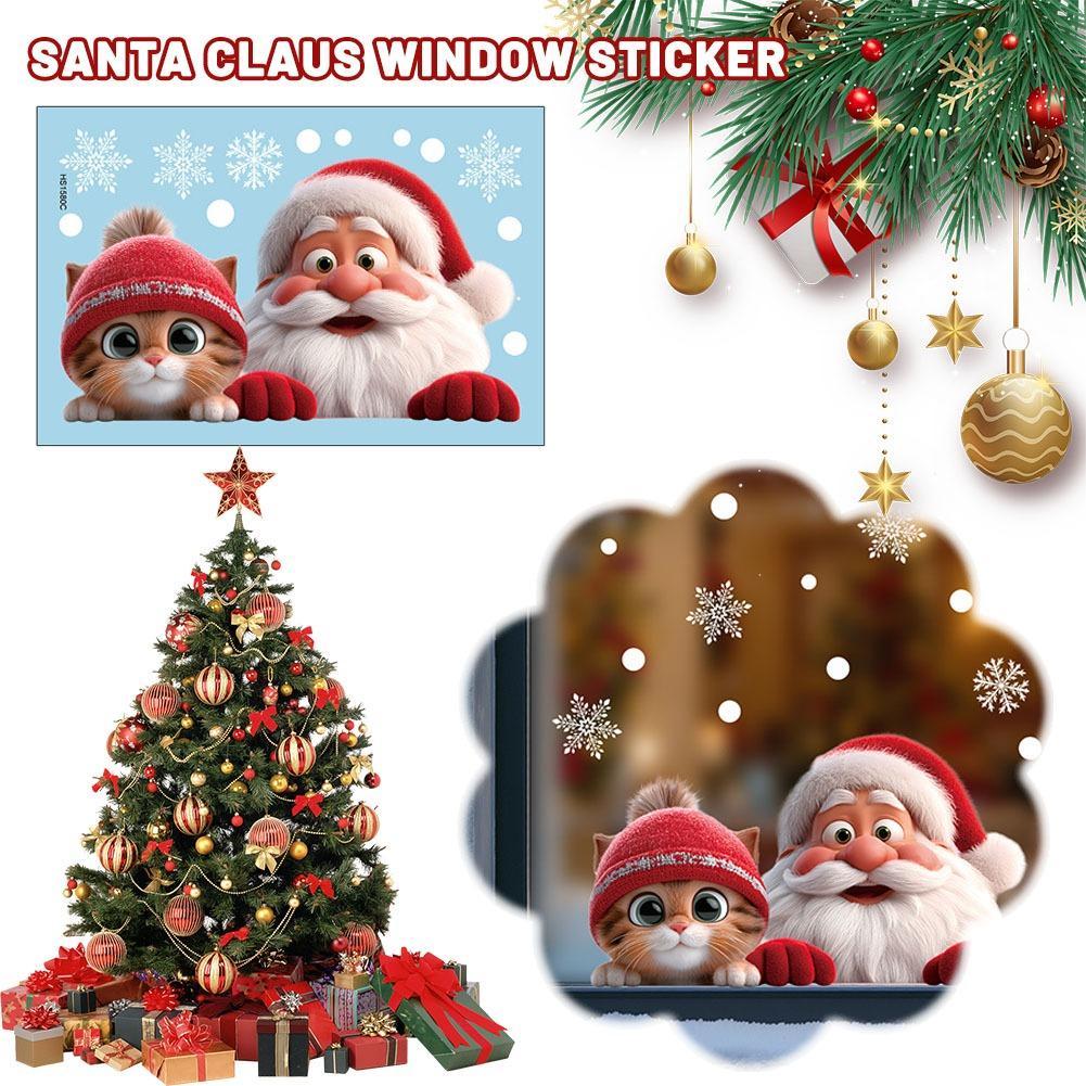 2pcs Christmas Window Clings S - Snowflake Window Decal avis et prix