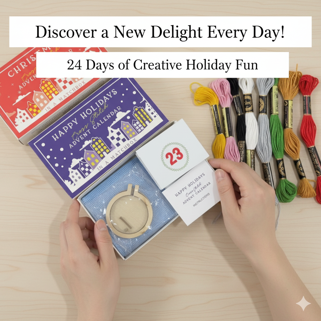 24 Days Countdown Cross Stitch - Advent Calendar Gift avis et prix