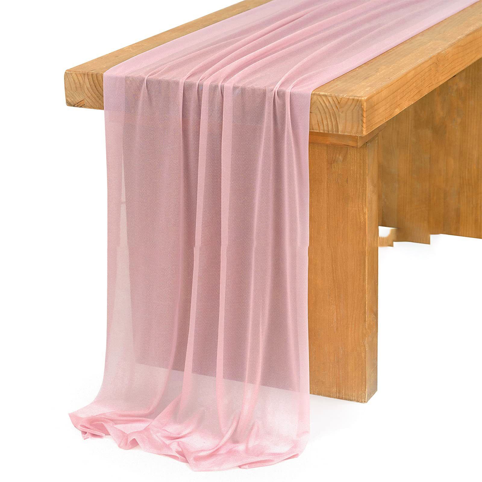 Beige Table Runner Chiffon Tab - Christmas Table Runner avis et prix