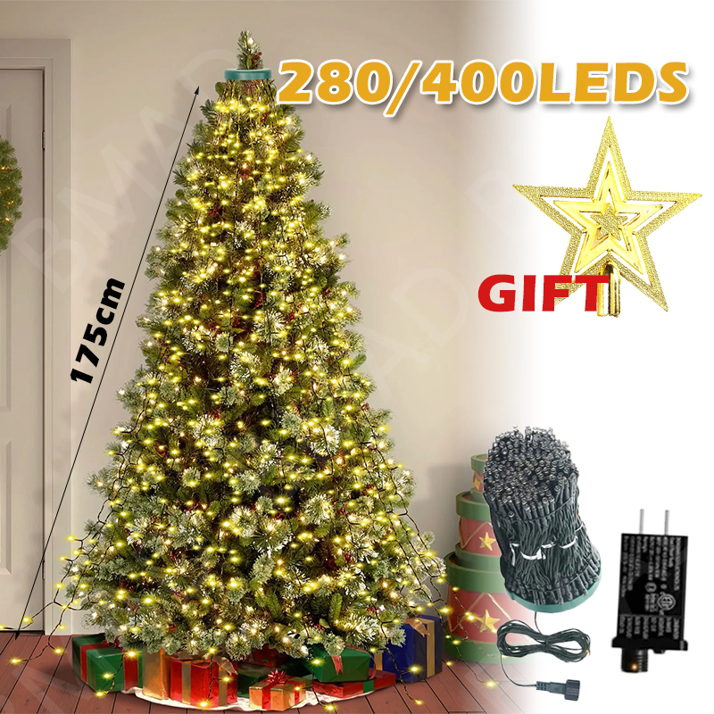 Christmas Tree Waterfall Light - Star Tree Topper avis et prix