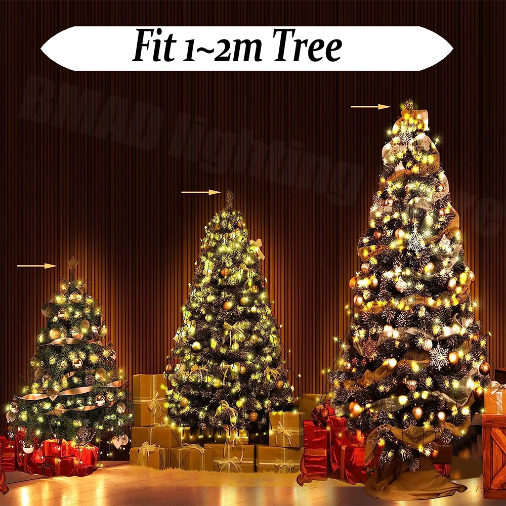 Christmas Tree Waterfall Light - Star Tree Topper avis et prix