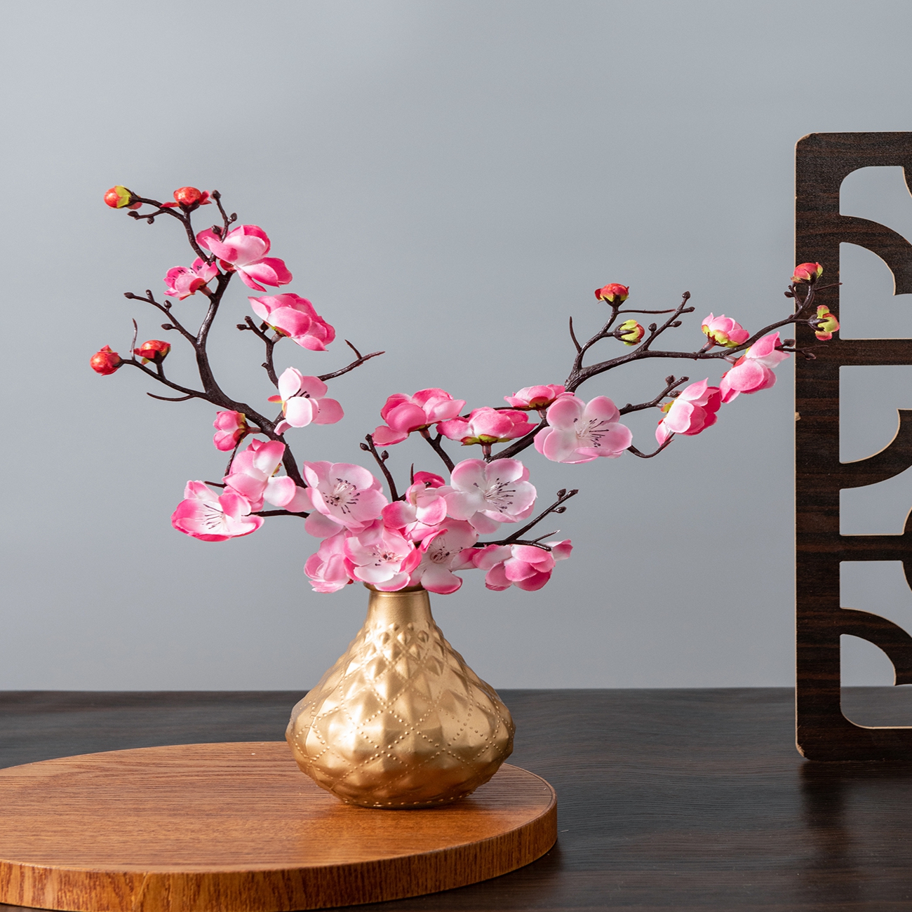 Artificial Flower Spring Plum  - Christmas Wreath Fake avis et prix