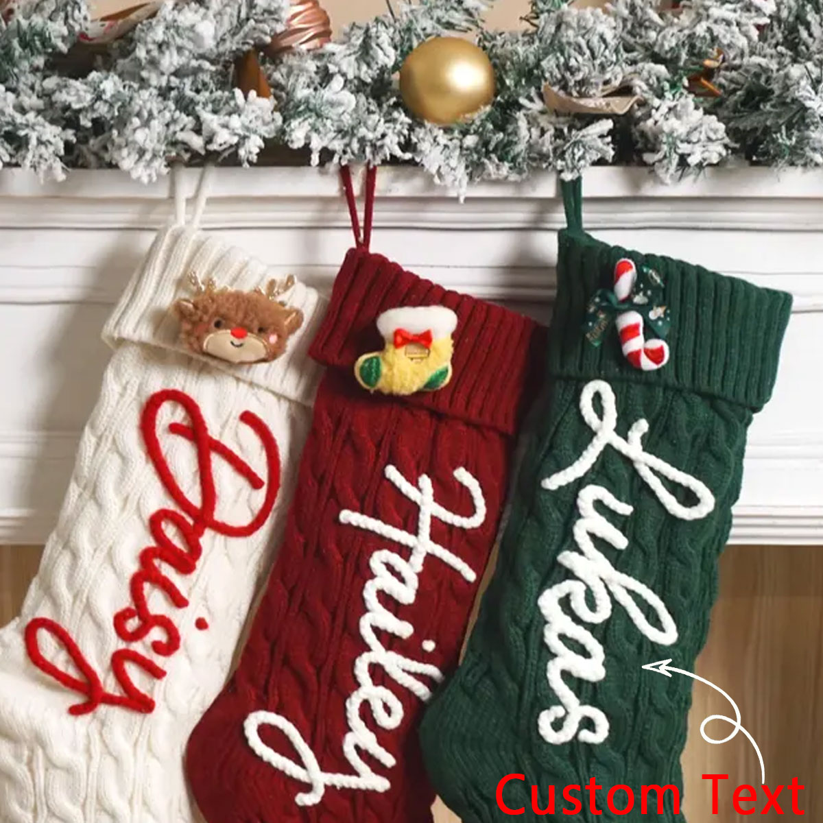 1PC Christmas decorative stock - Christmas Stocking Hanging avis et prix