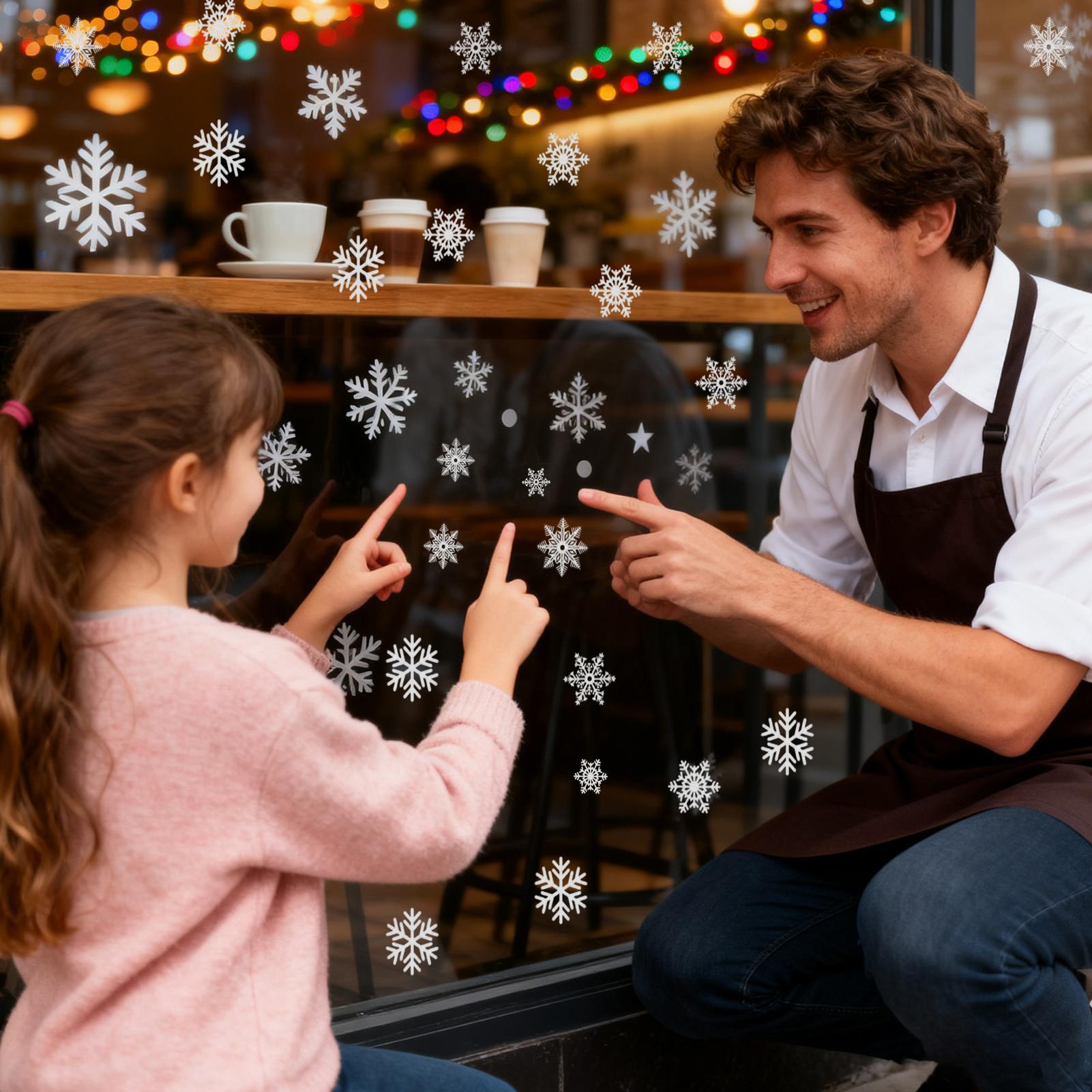Snowflake Window Clings Christ - Snowflake Window Decal avis et prix