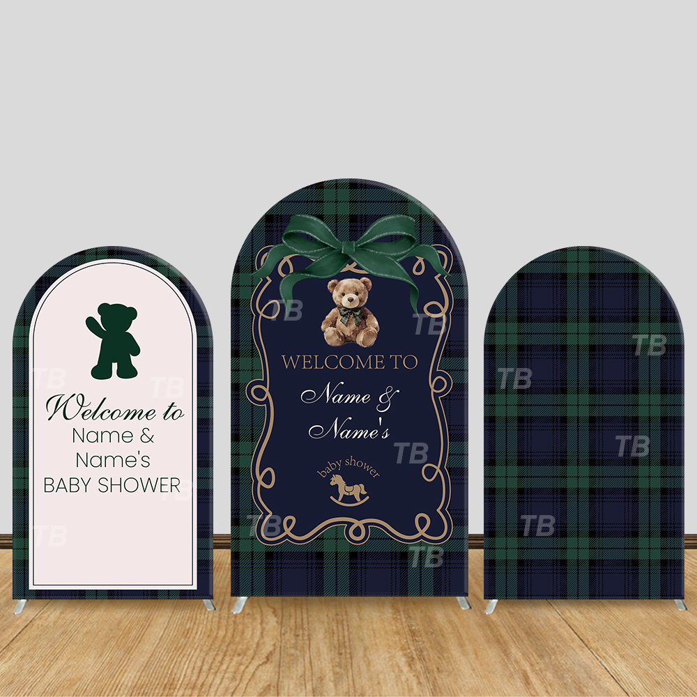 Teddy Bear Plaid Theme Arch Ba - Christmas Throw Blanket avis et prix