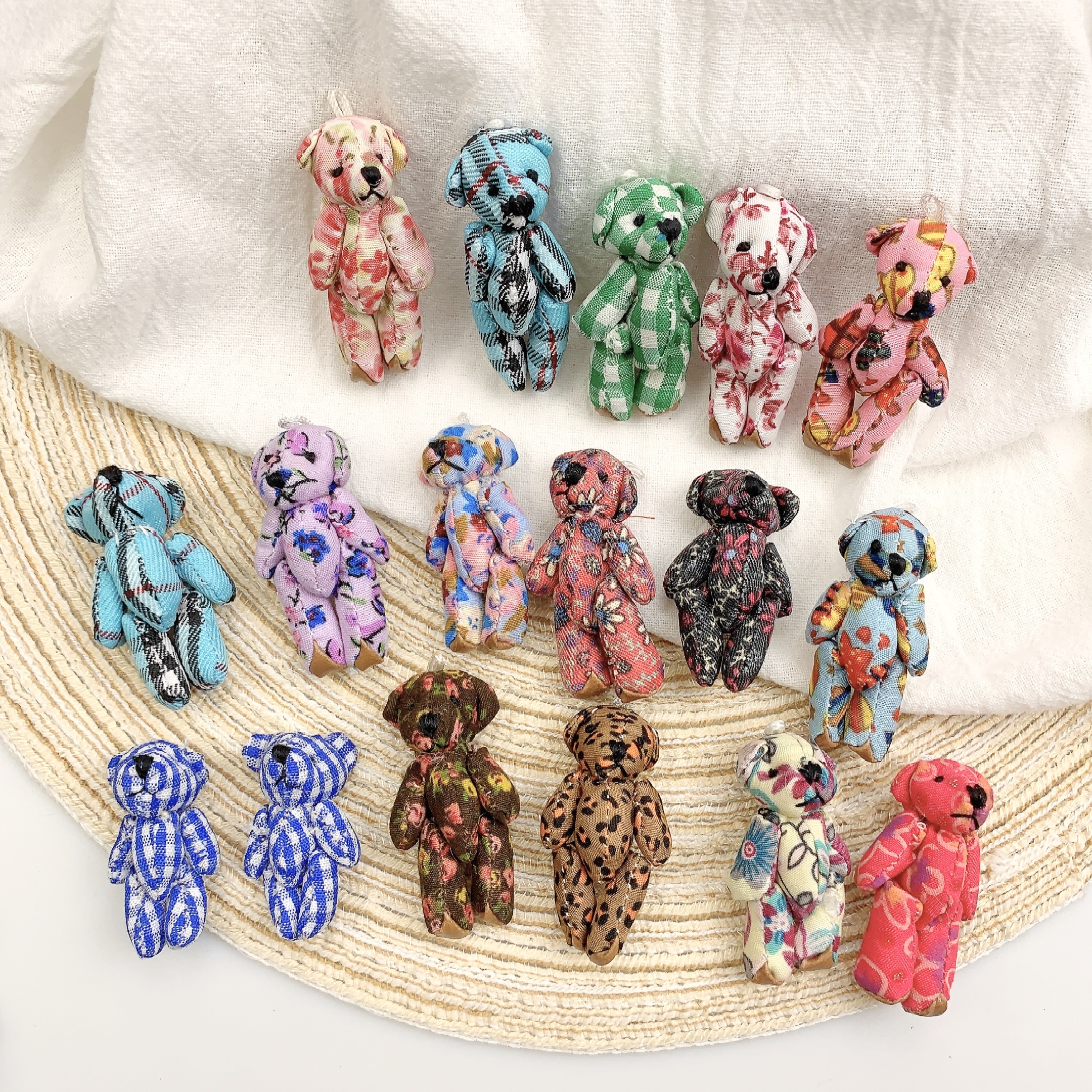 10pcs Mini Joint Bears Plush K - Christmas Throw Blanket avis et prix