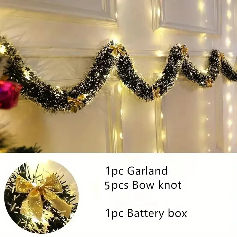 Christmas Tinsel Garland Artif - Tinsel Garland Decoration avis et prix